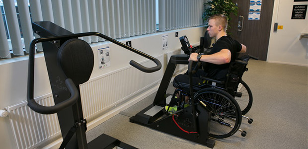 Most equipment in Kaukavesi gym are accessible